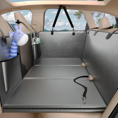 Extensor de asiento trasero de piel sintética para perros, f