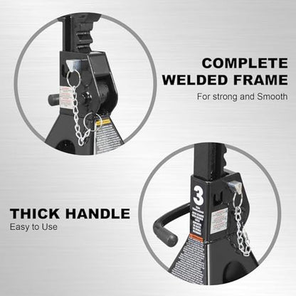 TorinCapacidad de 3 toneladas (6,000 lbs) Capacidad Doble bl