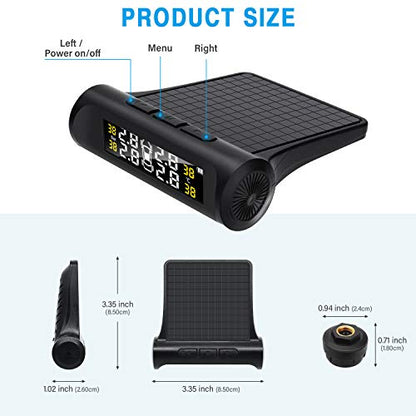 3T6B TPMS 4 Sistema de monitoreo de presión de neumáticos En
