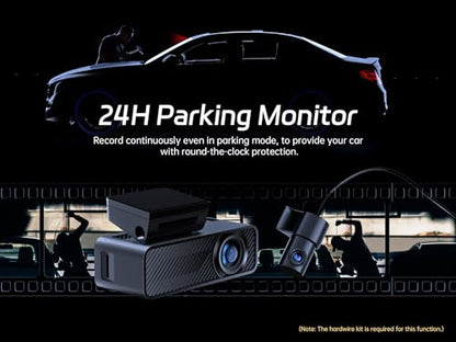 Pelsee P1 Duo 4K Dash Cam frontal y trasera, tarjeta SD de 6