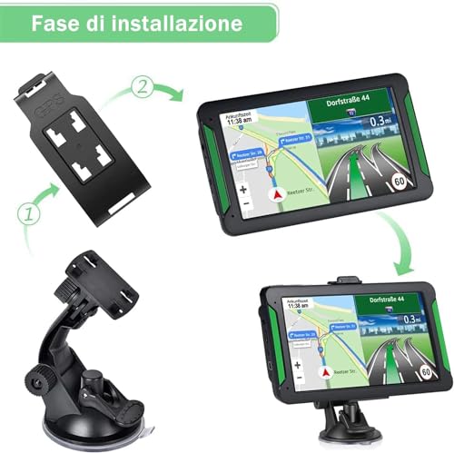 Navegación GPS para coche, camión, RV, navegador GPS con 7 p