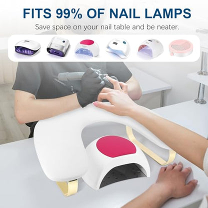 Reposabrazos para tecnología de uñas, soporte de brazo de ma