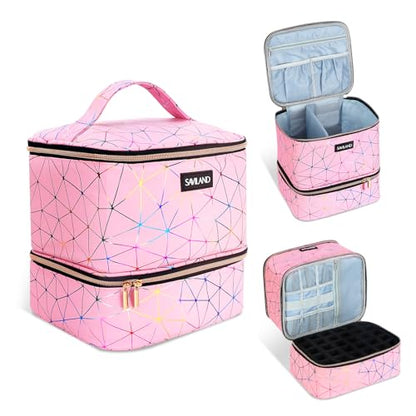 SAVILAND Bolsa organizadora de esmalte de uñas: organizador