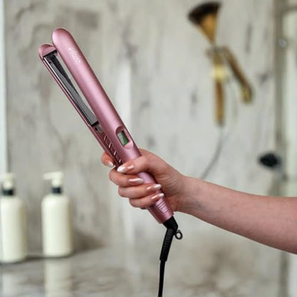 Aria Beauty Plancha digital para el cabello, plancha plana d