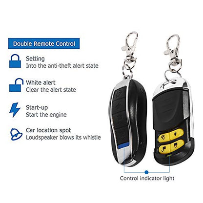 VGEBY Kit de seguridad para motocicleta, sistema de alarma a