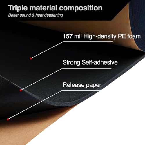 Roll Pack Liner 157 (0.157 in) mil Car Sound Deadening - Alf
