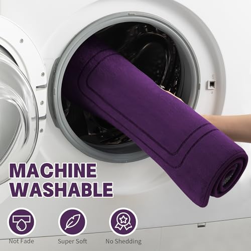 YIHOUSE Juego de 2 tapetes de baño de espuma viscoelástica,