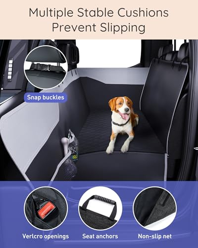 Funda de asiento de automóvil para perro, impermeable, a pru