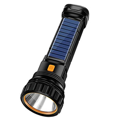 Linterna LED solar / recargable multifunción de 1000 lúmenes