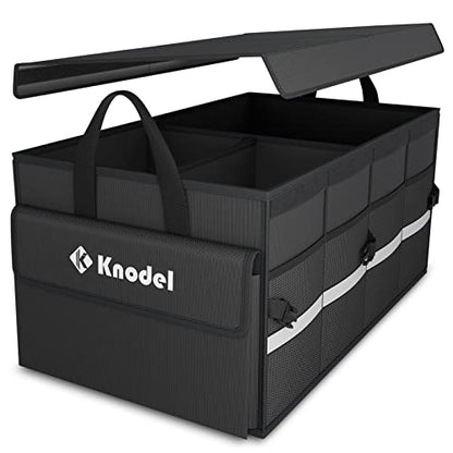 K KNODEL Organizador de maletero de automóvil con tapa, alma