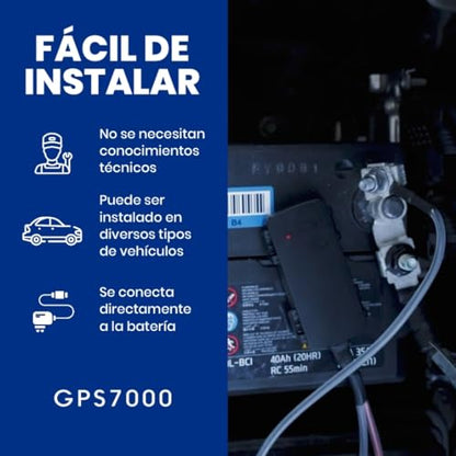 -Rastreador GPS oculto 4G para vehículos | 6 meses de servic