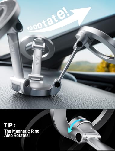for MagSafe Car Mount, [42 Strong Magnet & 360° Rotation] Ul