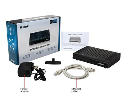 D-Link DCM-301 DOCSIS 3.0 módem cableado compatible con Comc