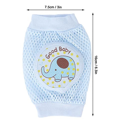 ZJchao Rodilleras para bebés, patrón de elefante azul, para