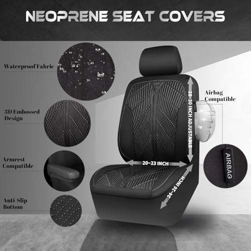 CAR PASS Fundas impermeables para asiento de automóvil, fund