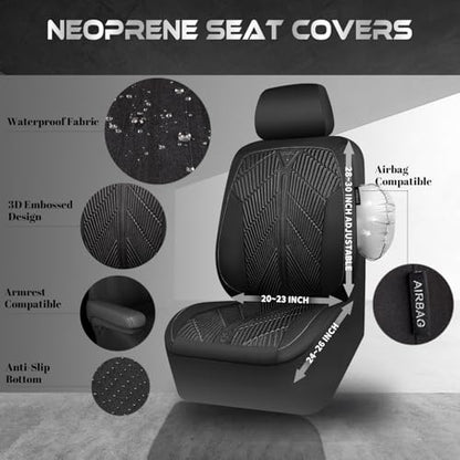 CAR PASS Fundas impermeables para asiento de automóvil, fund