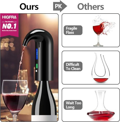 Decantador de vino, apto para jarra de vino tinto, regalo de