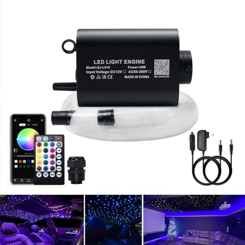 AKEPO Kit de luces de fibra óptica de 16 W para uso doméstic