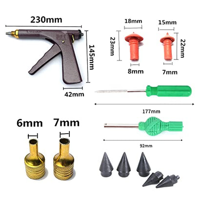 Kit de herramientas de reparación de tapones de neumáticos d