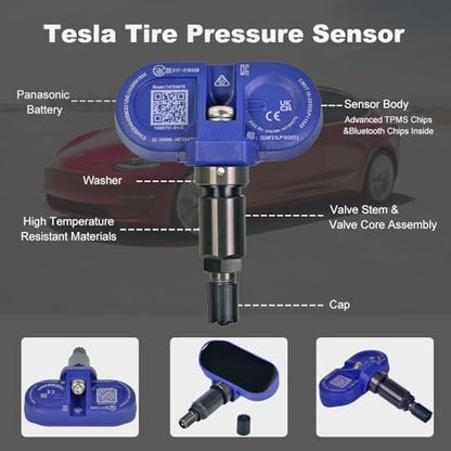 Sensor TPMS Bluetooth Tesla, 1 nuevo sensor de monitor de pr
