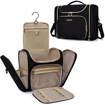 BAGSMART Neceser de viaje, neceser de viaje para mujer, bols