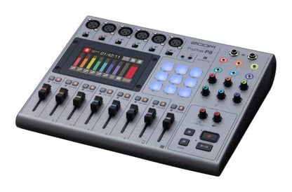 Zoom PodTrak P8 - Grabadora de Podcast, 6 entradas de micróf