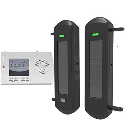 HTZSAFE Sistema de alarma solar inalámbrico para entradas, r