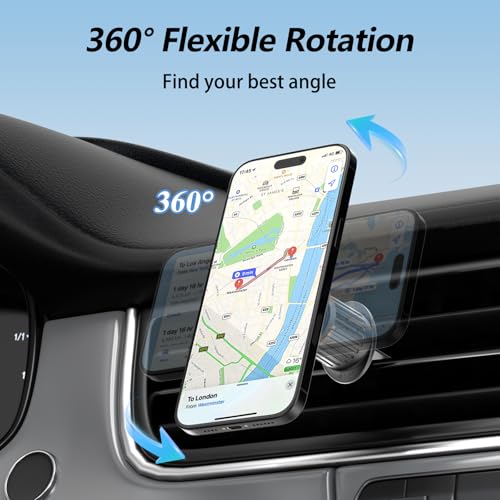 Soporte de coche Magsafe con rotación flexible de 360°, 20 i