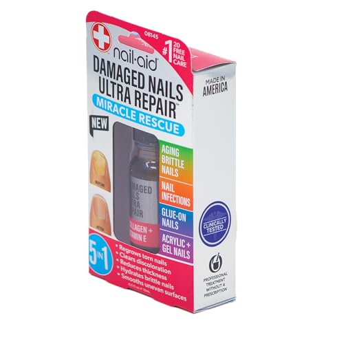 Nail-Aid - Uñas dañadas 5 en 1 multireparación para uñas de