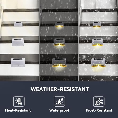Paquete de 20 luces solares para terraza al aire libre para