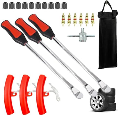 Kit de cambio de neumáticos de motocicleta de 24 piezas con