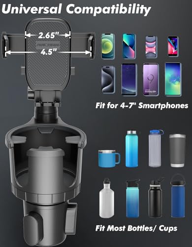 Portavasos para teléfono, soporte para teléfono 2 en 1 mejor