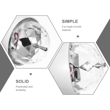 Housoutil Bombilla LED de bola – Bombilla giratoria de color