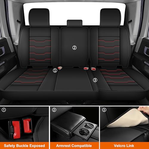 Juego completo de fundas de asiento de automóvil para Dodge
