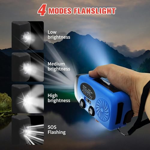 Radio solar iRonsnow IS-088+ con manivela para sintonizar AM