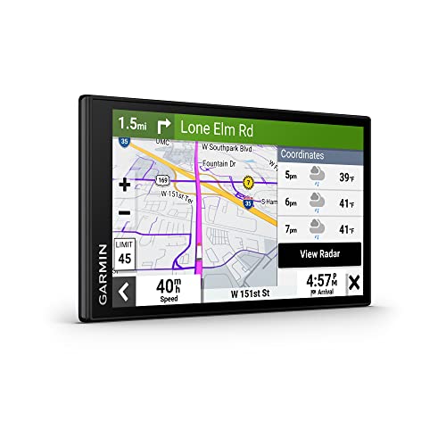 Garmin dēzl™ OTR610, navegador GPS grande y fácil de leer pa
