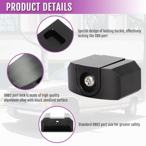 OBD II Bloqueo de Puerto OBD 2 Port-Lock OBD2 Conector Prote