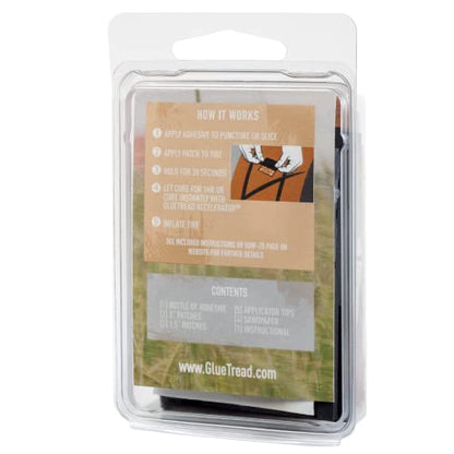 GlueTread Kit de parches externos – para neumáticos sin cáma