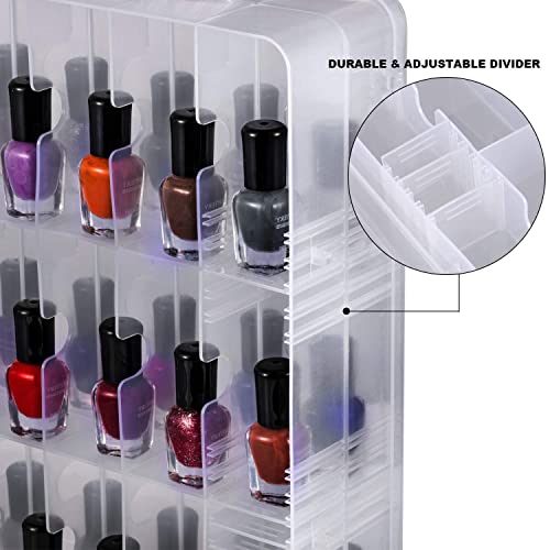 DreamGenius Estuche organizador de esmalte de uñas para 48 b