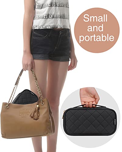 Relavel Bolsa de maquillaje pequeña para mujer y niña, bolsa