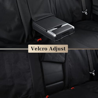 Coverado Funda impermeable de asiento trasero para asiento t