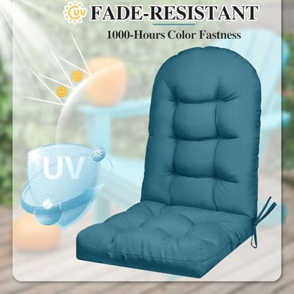 Paquete de 4 cojines Adirondack para silla mecedora, resiste