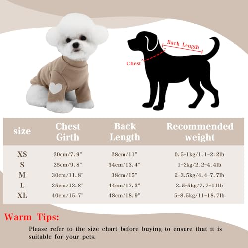 Sudadera para perros pequeños y medianos, camiseta cálida pa
