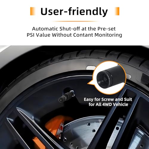 Kit de válvula deflatora de neumáticos ajustable automático,
