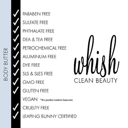 Whish Beauty - Mantequilla corporal para mujeres, loción cor