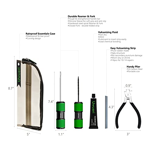 Kit de reparación de neumáticos de nuevo método, kit de tapo