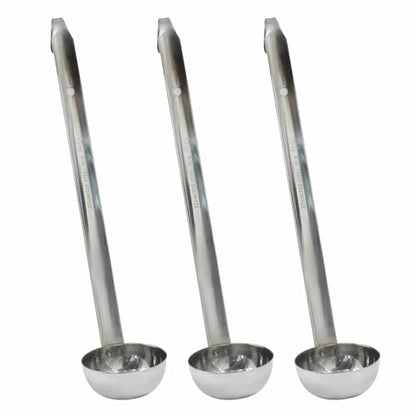 Zorfeter Juego de 3 cucharones de sopa de 1 onza, cucharones