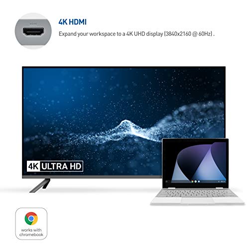 [Funciona con certificado Chromebook] Adaptador multipuerto