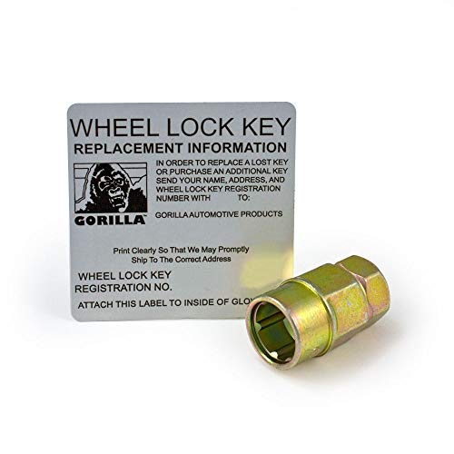 24 tuercas ciegas Gorilla Automotive, Paquete de 4, Cromado
