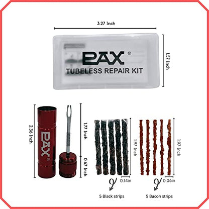 PAX Kit de reparación de neumáticos de bicicleta sin cámara
